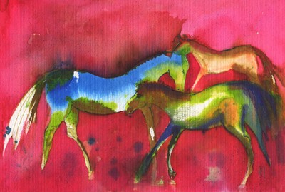 Red Horses - SOLD